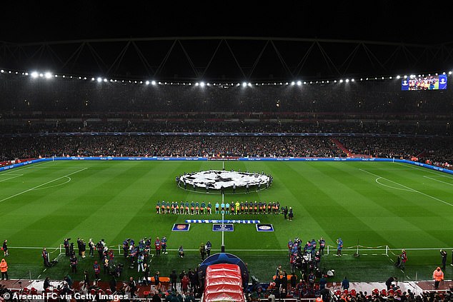 The Emirates Stadium has been renamed the Arsenal Stadium in accordance with UEFA rules