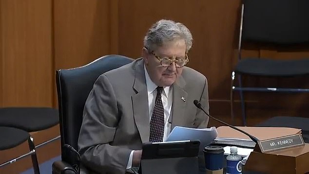 Sen. John Kennedy (R-La.) read graphic and sexually explicit passages from pro-LGBTQ books during a Senate hearing on Tuesday