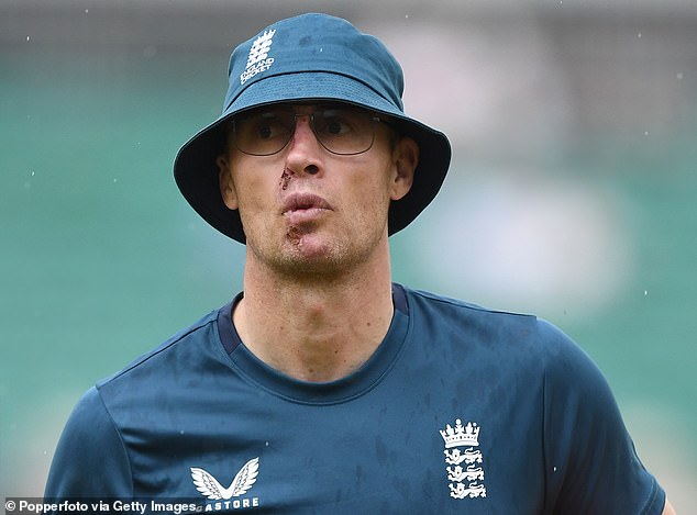 Andrew 'Freddie' Flintoff helps coach England in the Ageas Bowl in Southampton yesterday