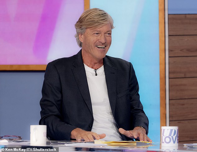 Uncomfortable!  Richard Madeley was left red-faced during a cheeky exchange during Thursday's special episode of Loose Women & Men