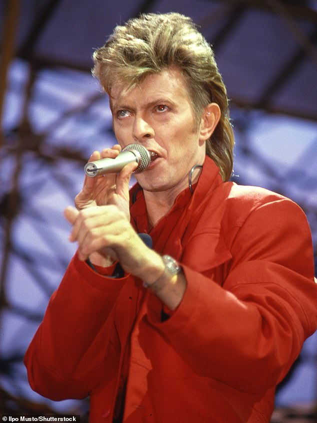 Awel!  Richard Osman, 52, has revealed the awkward encounter he had backstage with the late David Bowie on Thursday during one of his concerts on Hits Radio (pictured in 1987)