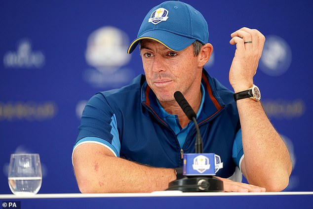 Rory McIlroy believes the absence of Sergio Garcia, Ian Poulter and Lee Westwood from the Ryder Cup will be felt more acutely by the LIV Rebels than by the European team in Rome