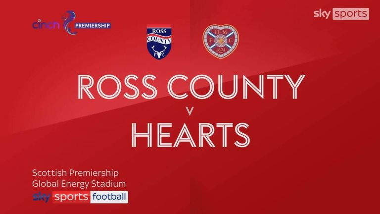 Ross County 0 1 Hearts Scottish Premiership Highlights