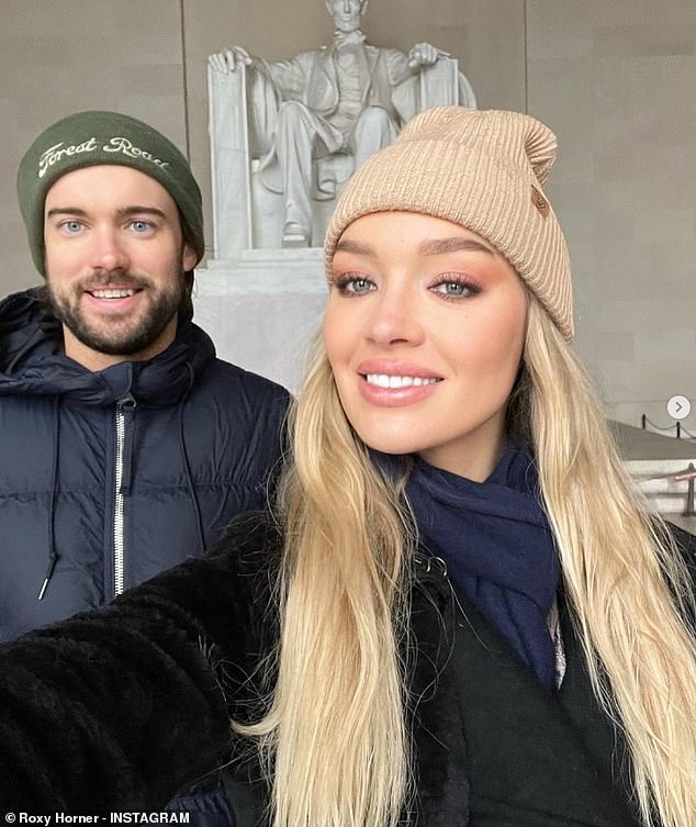 Typical: Roxy Horner and Jack Whitehall revealed on Sunday what they did with their newborn baby's umbilical cord