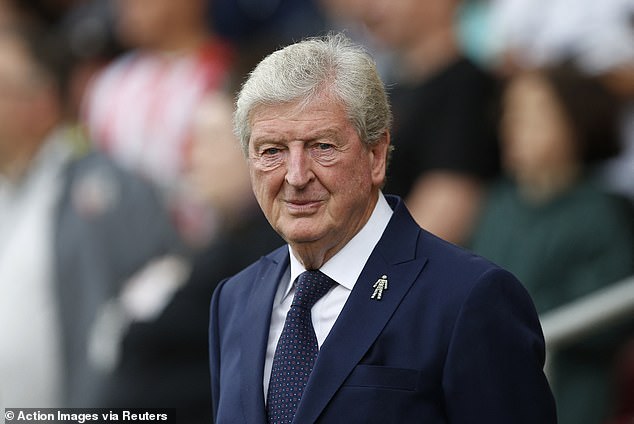 Crystal Palace manager Roy Hodgson (pictured) was absent from the dugout for the Premier League match against Aston Villa at Villa Park on Saturday