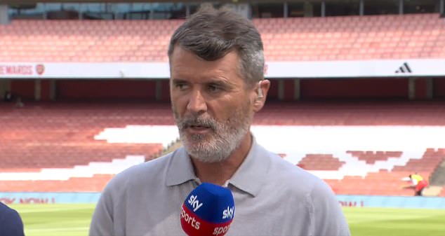 Roy Keane was attacked by a fan at the Emirates Stadium on Sunday afternoon