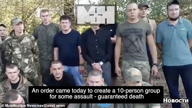 Soldiers of the 1,442nd regiment, fighting near the occupied Ukrainian village of Klishchiivka near Bakhmut, said in a video that they are now on the run, ignoring an order to form an assault group as this is a 