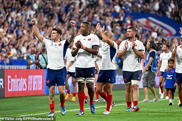 Host nation France started the Rugby World Cup by beating New Zealand 27-13 in Paris