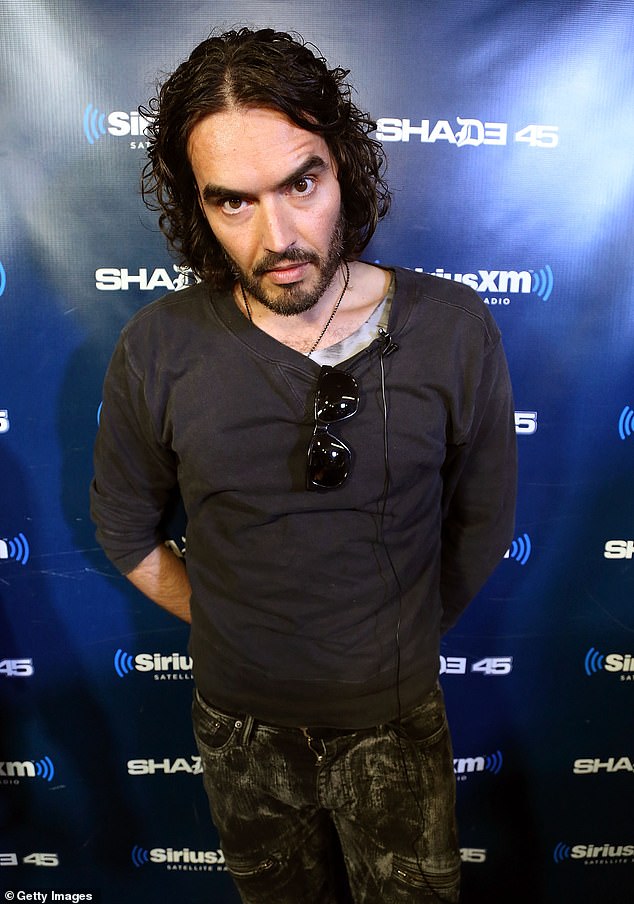 The clip is just one of many that have resurfaced days after Russell was accused of rape and sexual assault by four different women.  Pictured: Russell Brand in 2014