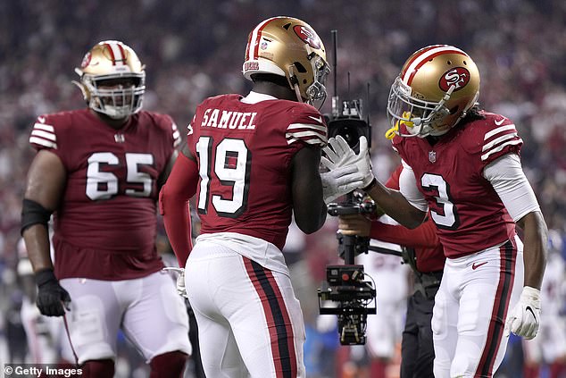 Deebo Samuel scored the final touchdown for the 49ers with 5:58 to play in the fourth quarter