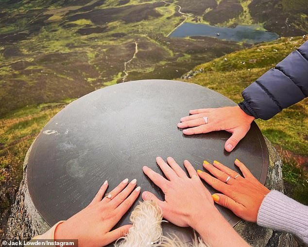 Concerned?  The couple sparked engagement rumors earlier this summer when he shared a photo of a hand wearing a dazzling diamond ring on the wedding finger.  But they have yet to confirm the speculation