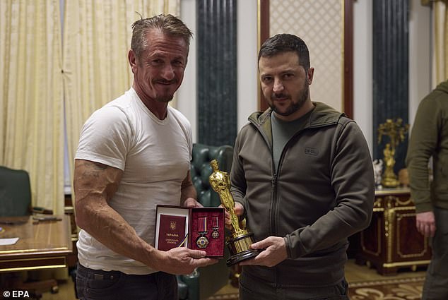 An outraged Sean Penn revealed he had no choice but to destroy his Oscars after the Academy refused to speak to Ukrainian President Volodymyr Zelenskyy in 2022