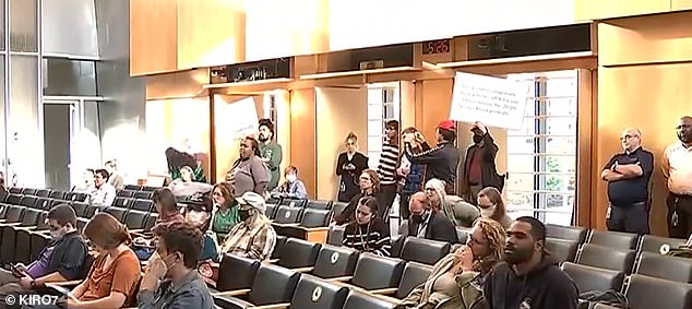 Activists strongly opposed the Seattle City Council's adoption of an ordinance that makes drug possession and use a serious misdemeanor.