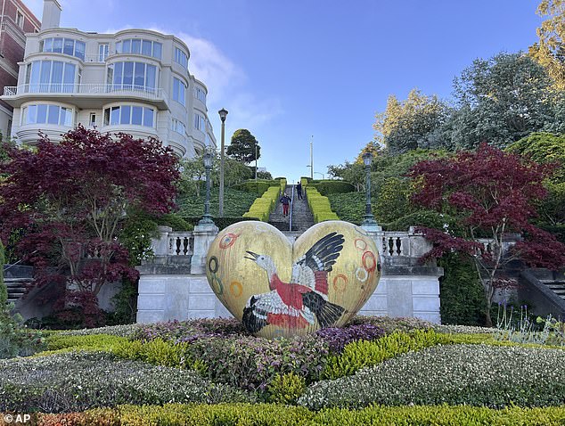 Feinstein's mansion in San Francisco is located on the iconic Lyon Steps