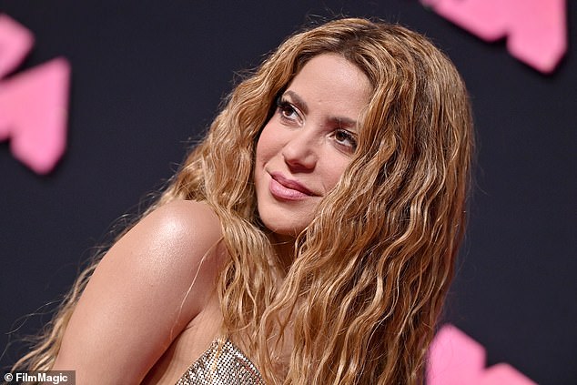 Struggle: Shakira has opened up about how she is coping following the break-up of her relationship with ex Gerard Piqué amid cheating allegations