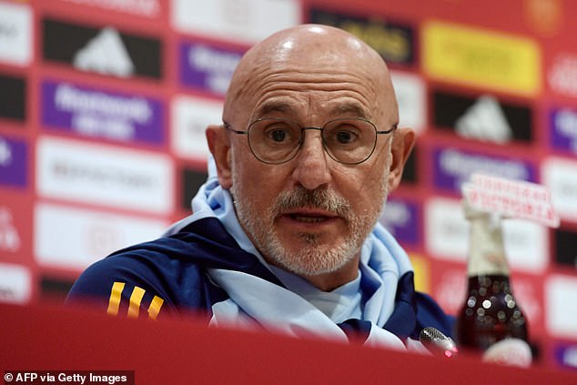 Spain manager Luis De La Fuente (pictured) has apologized for supporting Luis Rubiales