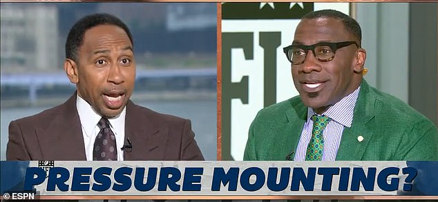 Shannon Sharpe accidentally calls Stephen A Smith Skip just minutes