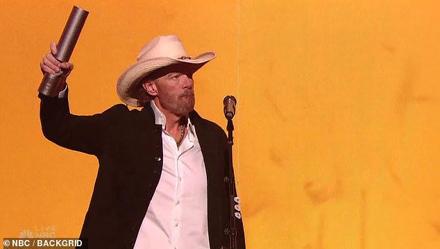 It comes after American country singer Toby Keith, who has the disease, last night gave an update on his battle with the disease.  The 62-year-old thanked the 