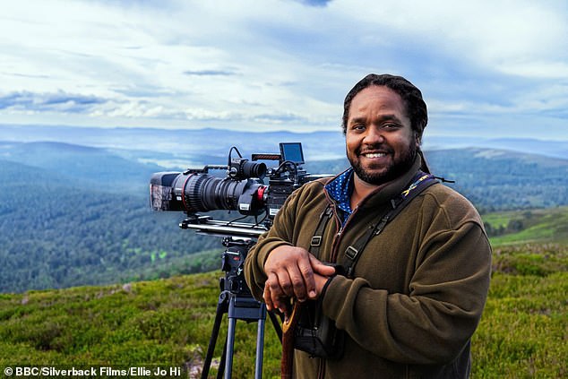 Hamza Yassin (pictured) is probably best known now for winning last year's Strictly Come Dancing, but he's actually a wildlife cameraman