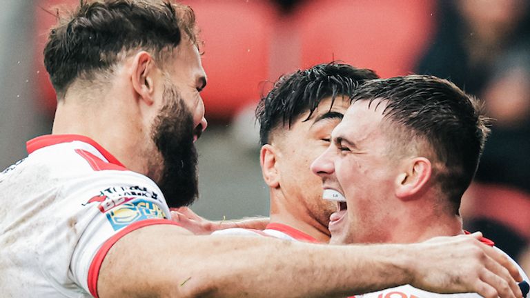 St Helens are back in the semi-finals after a tough win over local rivals Warrington Wolves 