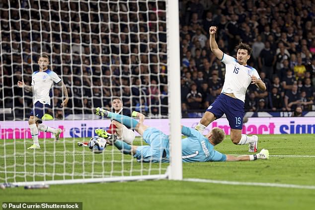 He scored an own goal as England won 3-1 against Scotland on Tuesday evening