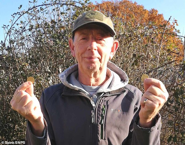 Stephen Eldridge found the twelve Iron Age pieces during his search for farmland in Buckinghamshire