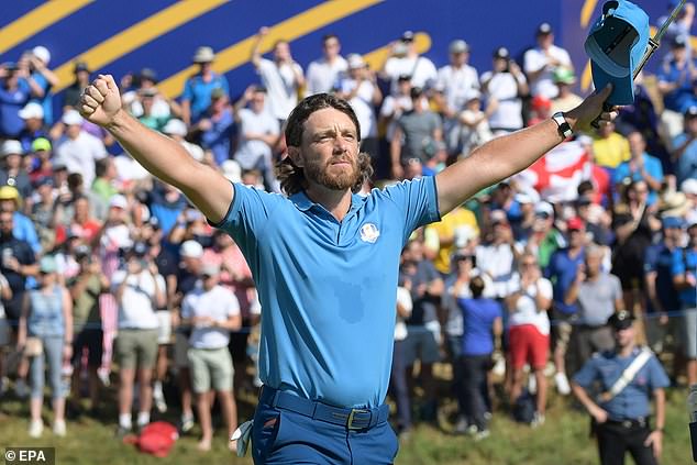 Tommy Fleetwood teamed up with Rory McIlroy for an opening day foursome victory for Team Europe