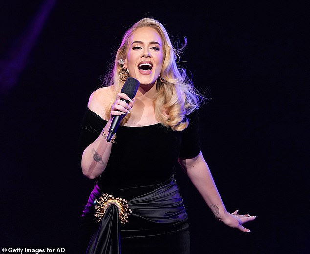 Worried!  Adele, 35, has stopped posing for close-up selfies with fans at her Las Vegas shows over fears of catching COVID