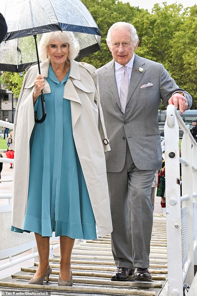 King Charles and Queen Camilla made a stylish duo as they visited Bordeaux this afternoon on the final day of their state visit to France