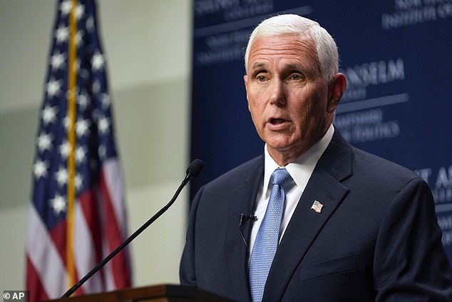 Mike Pence launched an attack on rivals Donald Trump, Ron DeSantis and Vivek Ramaswamy in a big speech about the future of the Republican Party