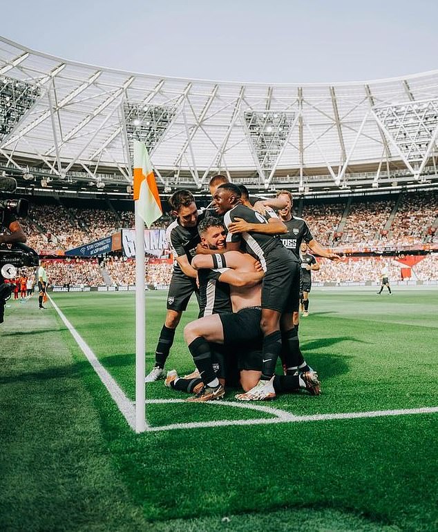 The Sidemen again defeated the YouTube All-Stars at the London Stadium in West Ham