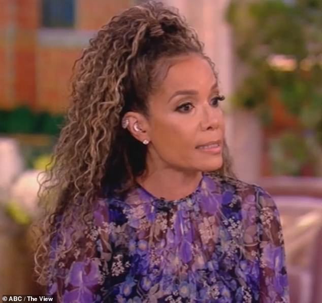 The View's Sunny Hostin had a few embarrassing moments during Thursday's episode of the show