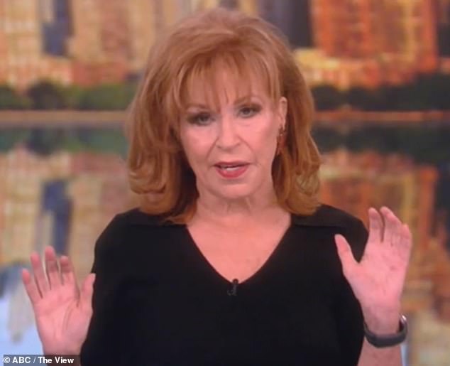 Joy Behar made a cheeky comment about Sunny's sex life, suggesting she 'fakes orgasms'