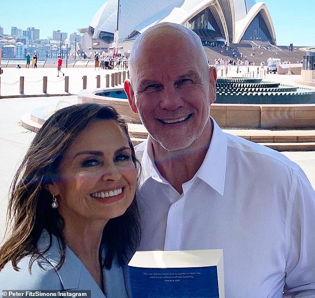 A social media post by Peter FitzSimons (pictured right with wife and media personality Lisa Wilkinson) praising Kamahl's support for the Voice to Parliament continues to haunt him