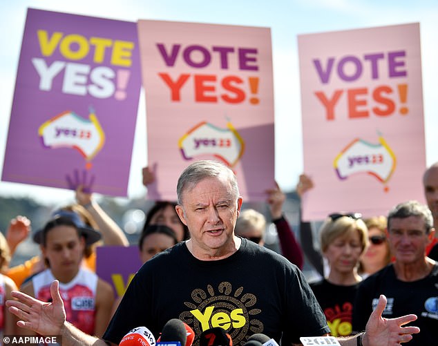 Australians will be asked to vote yes or no on October 14 on enshrining the vote to parliament in the constitution