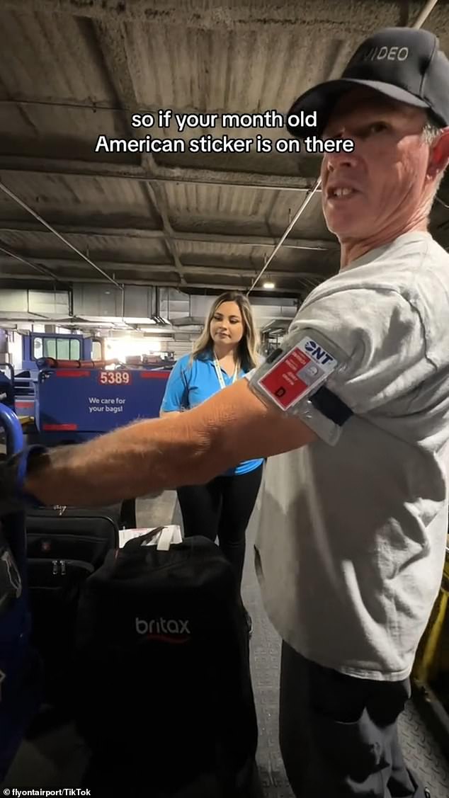 A baggage handler has given a simple tip to prevent your suitcase from getting lost at the airport