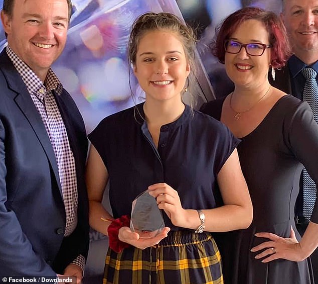 Zoe Hulme-Peake (pictured center) is remembered by her loved ones and the local community for her intellect, creativity and talent following her tragic death