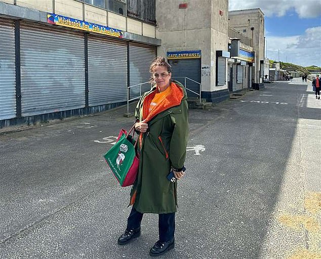 New venture: Tracey Emin has bought an abandoned building on the seafront in Margate, Kent and plans to convert it into a community center