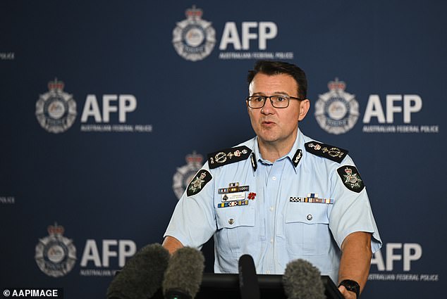 AFP Commissioner Reece Kershaw (above) said SHIELD, the AFP's primary health and welfare support service, was activated immediately after the incident