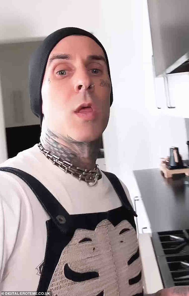 Travis Barker opens up about the health scares he's suffered over the past week, including testing positive for COVID-19 during his band's world tour