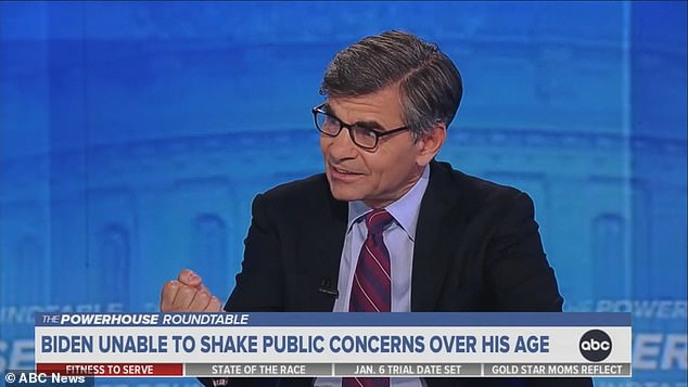 George Stephanopoulos, host of ABC's This Week, said it was 'quite shocking' that Trump was ahead in the polls