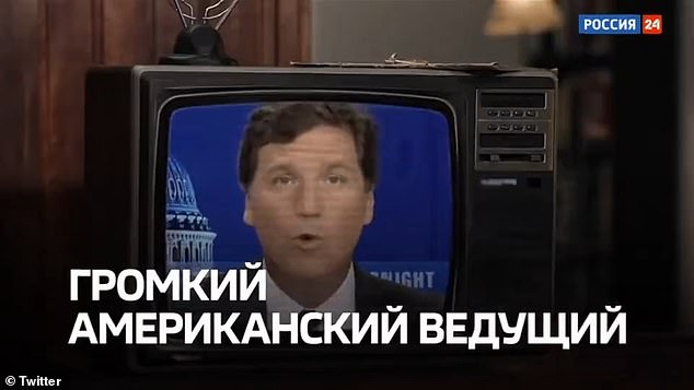 Firebrand reporter Tucker Carlson, 54, said he had no idea his likeness was even being used until a journalist brought it to his attention.