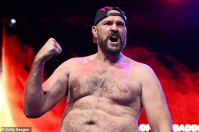 Tyson Fury (pictured) has suggested a fight with Oleksandr Usyk will never happen