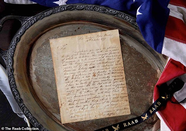 This letter is unique because it is the only one in which Washington mentioned 