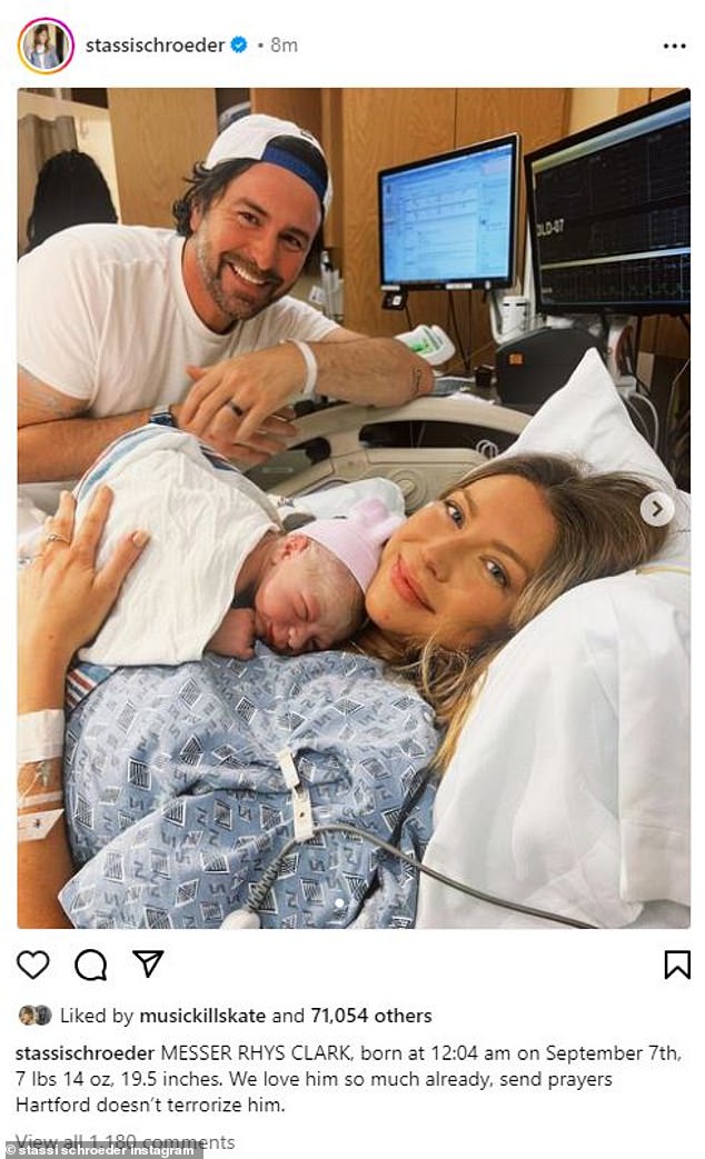 Congratulations!  Vanderpump Rules star Stassi Schroeder has officially given birth to her second child with husband Beau Clark