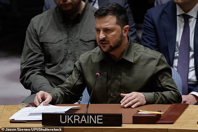 Ukrainian President Volodymyr Zelensky took part in a secret roundtable in New York with the country's top financiers, including the private equity bosses of JPMorgan, Google and Blackstone, to discuss rebuilding war-torn Ukraine.