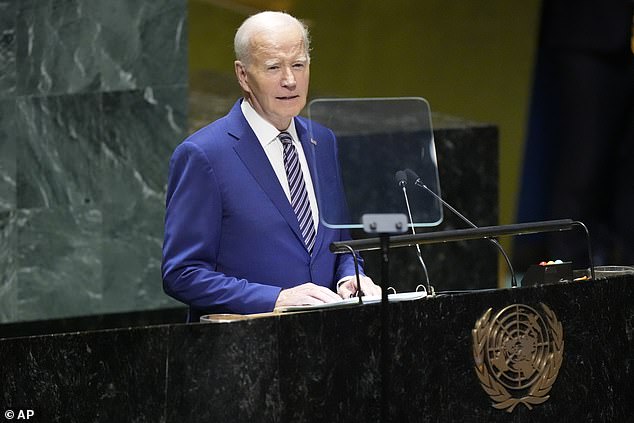 President Joe Biden addressed the United Nations General Assembly in New York on Tuesday morning.  In his speech, he attacked Russia's 