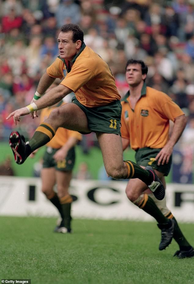 Campese (pictured playing for the Wallabies at the 1995 World Cup) has hit out at the state of his beloved sport in Australia