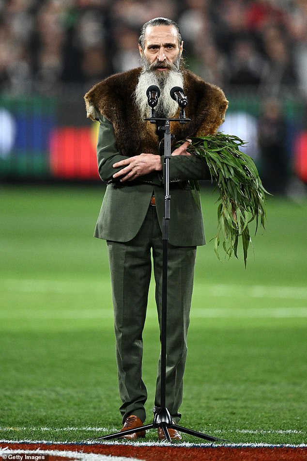 Uncle Colin Hunter Jr.  is a respected Wurundjeri elder and performed the Welcome to Country ceremony at the AFL Grand Final