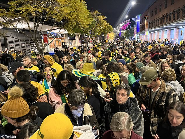 Westpac predicts Australia's recent wave of immigration will offset Covid border closures by Christmas (pictured is a crowd at Sydney Olympic Park)